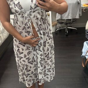 Butterfly Print Women's Dress